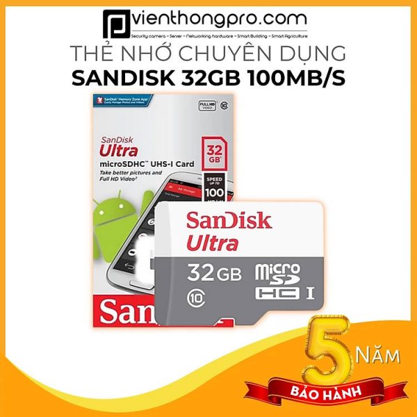 Thẻ nhớ sandisk 32gb chính hãng FPT- phân phối bởi Viễn Thông Pro - Hình ảnh 4